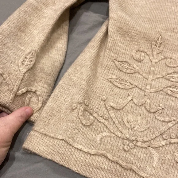 Wool boho sweater - Picture 3 of 14